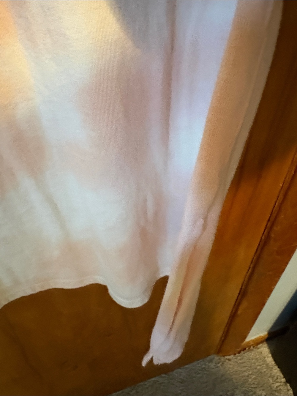 Sonoma Pink and White Tie-Dye Midi Tank Dress - Size M - Picture 4 of 8